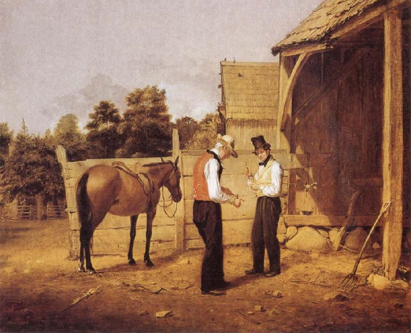 William Sidney Mount The Horse Dealers china oil painting image